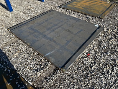 Quantity of (2) 2025 Kit Containers 0 ft 73 in x 0 ft 84 in (0.75 in Thick) Steel Stahlplatten