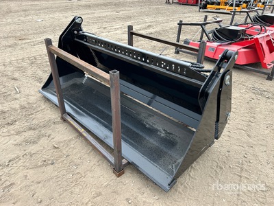 2026 GIYI GY-KH72F 72 in Q/C Multi-Purpose Skid Steer Bucket (Unused)