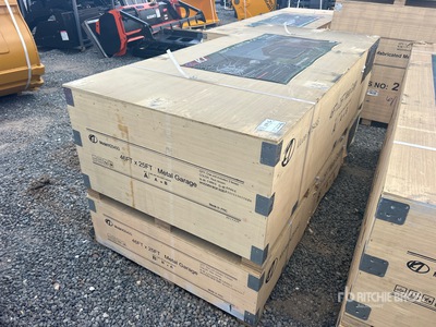 2026 KJ K2545G 25 ft x 45 ft Metal Garage Storage Building (Unused)