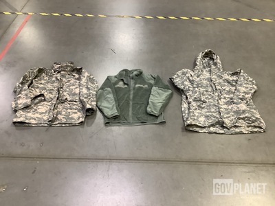 (11) Cold Weather Parkas, (36) Wet Weather Parkas & Assorted Items