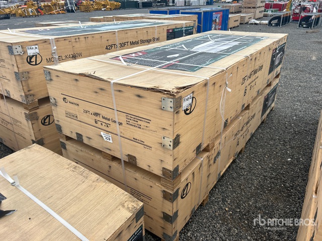 2026 KJ K2346 Metal Garage Shed (Unused)