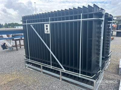 Quantity of (30) 2026 KJ K0710-30 10 ft x 7 ft Powder Coated Fencing (Unused)