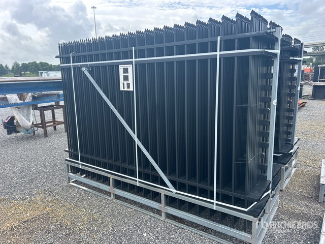 Quantity of (30) 2026 KJ K0710-30 10 ft x 7 ft Powder Coated Fencing (Unused)