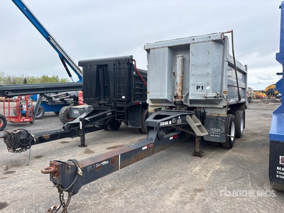 2002 MAC 13 ft 7 in T/A Pup Dump Trailer