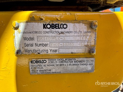 2015 Kobelco SK140SRLC-5 Excavadora de Cadenas