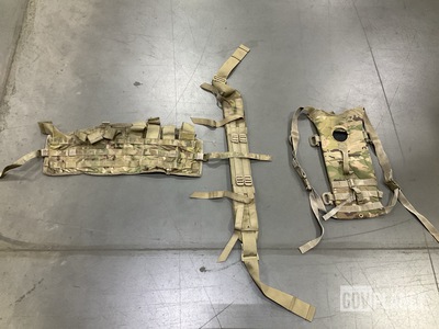 (45) Hydration System Carriers, (31) Waist Belts & Assorted Items
