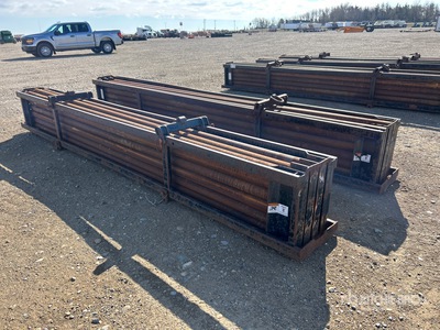 Quantity of (2) 3 in x 15 ft Drill Rod Racks