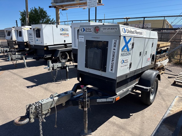 2017 Wacker Neuson G25 25 kW Mobile Generator Set