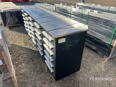 10 ft 30-Drawer Stainless Steel Workbench