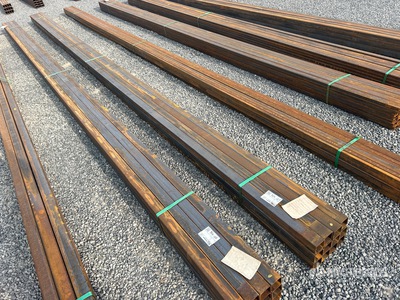 Quantity of (12) 2025 Kit Containers 2.5 in Square Tubing
