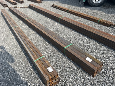 Quantity of (12) 2025 Kit Containers 2 in x 3 in Rectangle Tubing معدات بناء متنوعة