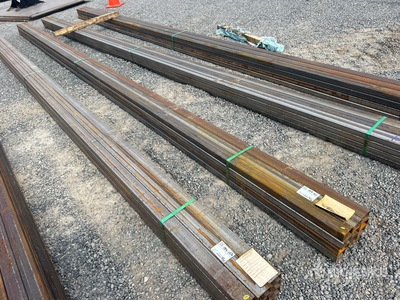 Quantity of (12) 2025 Kit Containers 2 in x 3 in Rectangle Tubing معدات بناء متنوعة