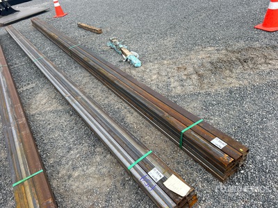 Quantity of (12) 2025 Kit Containers 2 in x 3 in Rectangle Tubing معدات بناء متنوعة