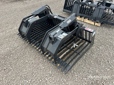 Stout HD72-3 72 in Skeleton Kompaktlader-Greifschaufel (Unused)