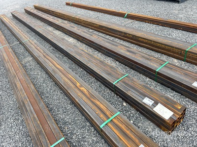 Quantity of (12) 2025 Kit Containers 2.5 in Square Tubing معدات بناء متنوعة