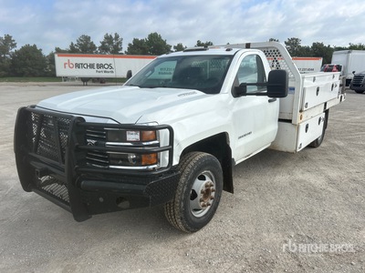 2016 Chevrolet Silverado 3500HD 4x2 Flatbed Truck