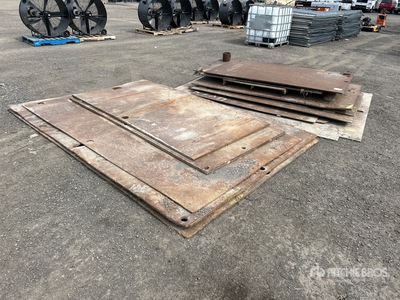Quantity of (17) Assorted Steel Plates