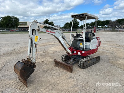 2017 Takeuchi TB216 Hybrid Mini Excavadora