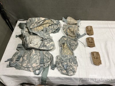 (114) Waist Packs, (120) General Purpose Canteen Pouches & Assorted Items
