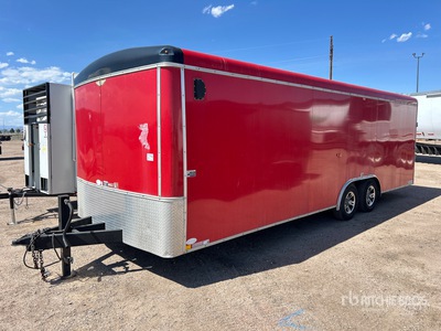 2015 H & H 24 ft T/A Enclosed Trailer