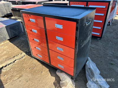 3 ft 1 in 10-Drawer Workbench