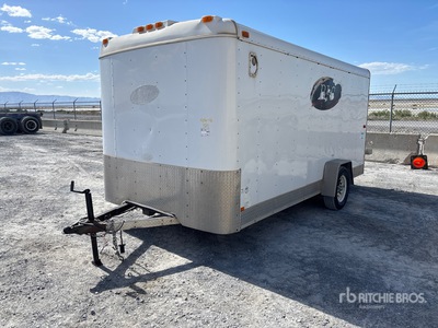 2007 Interstate 14 ft S/A Enclosed Trailer