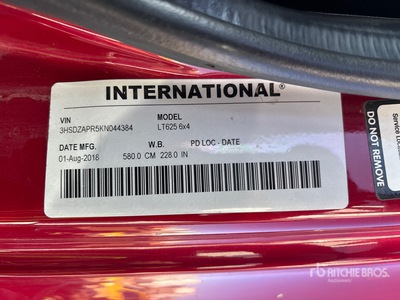 2019 International LT625 6x4 Cabeza Tractora Cabina Dormitorio