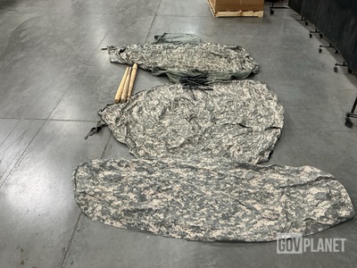 (4) Bivy Covers, (1) ICS Improved Combat Shelter & Assorted Items