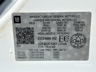 2019 GMC 3500HD 4x4 Crew Cab Pickup