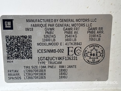 2019 GMC 3500HD 4x4 Crew Cab Pick-up