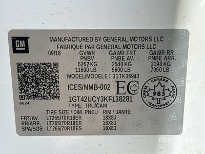 2019 GMC 3500HD 4x4 Crew Cab Pickup