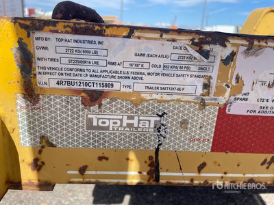 2012 Top Hat 12 ft S/A Enclosed Trailer
