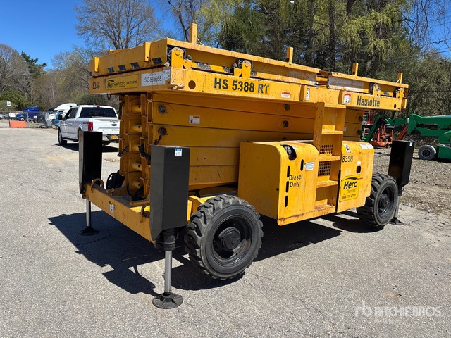 2016 Haulotte HS5388RT 4x4 Diesel Scissor Lift