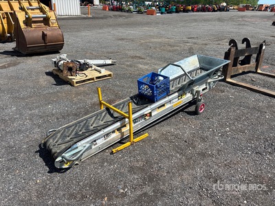 2023 Interquip LKS450-3.2 15 in x 8 ft Portable Transfer Conveyor