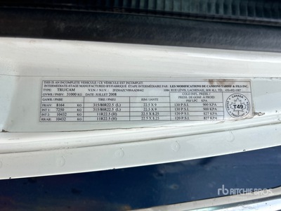 2009 Sterling L9500 8x4 Twin-Steer T/A Dump Truck