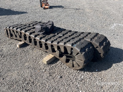 Quantity of (2) 340 mm Tracks - Fits Skid Steer