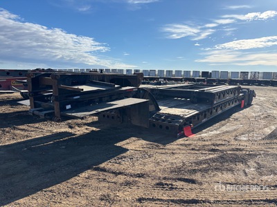 1995 Peerless 16-Wheel Double Drop Removable Gooseneck Lowboy Trailer