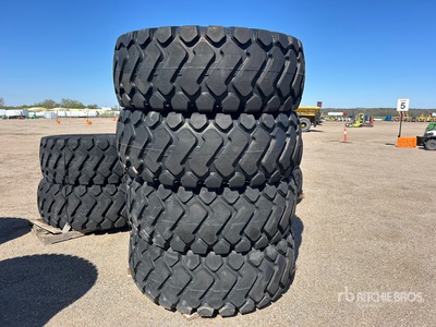 Quantity of (4) 26.5R25 Tires (Unused) - Fits Wheel Loader