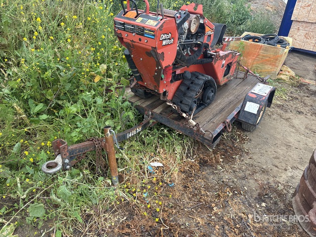 Rev. Charles Machine Charles Machine S1A 6 ft S/A Sleuvengraver Aanhangwagen | Ritchie Bros ...