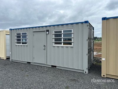 2024 20 ft x 8 ft Skid-Mounted Mobile Office (Unused)