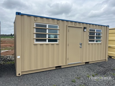 2025 20 ft x 8 ft Skid-Mounted Mobile Office (Unused)