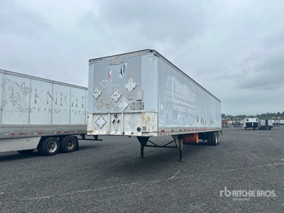1991 Trailmobile 53 ft x 102 in T/A Gesloten aanhangwagen
