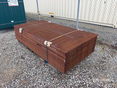 Quantity of (20) Steel Grating Structural Steel