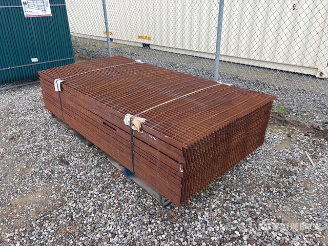 Quantity of (20) Steel Grating Structural Steel