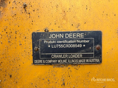 2008 John Deere 755C Ładowarka gąsienicowa