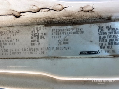 2000 Freightliner FL80 6x4 Ciężarówka z systemem Rollback