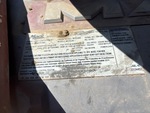 Engine with Emission Label