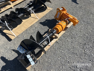 2026 GIYI Gusano para Miniexcavadora (Sin Usar) / Mini Excavator Auger - Fits Cat 303 (Unused)