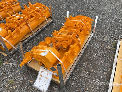 Quantity of (8) 2026 GIYI GYA-8 Lote de Accesorios para Miniexcavadora (Sin Usar) / Mini Excavator Attachments - Fits Cat 301 (Unused)