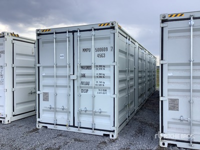 2026 40 ft High Cube Multi-Door Contenedor / Lagercontainer